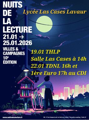 Les Nuits de la lecture 2026 : thème "Villes et campagnes"