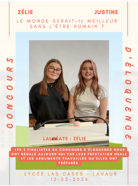 Zélie et Justine après leur prestation.